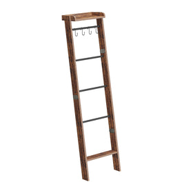 Hzuaneri rustic ladder in living room or entryway use