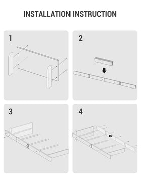 Hzuaneri wall-friendly ladder helping keep floors clear