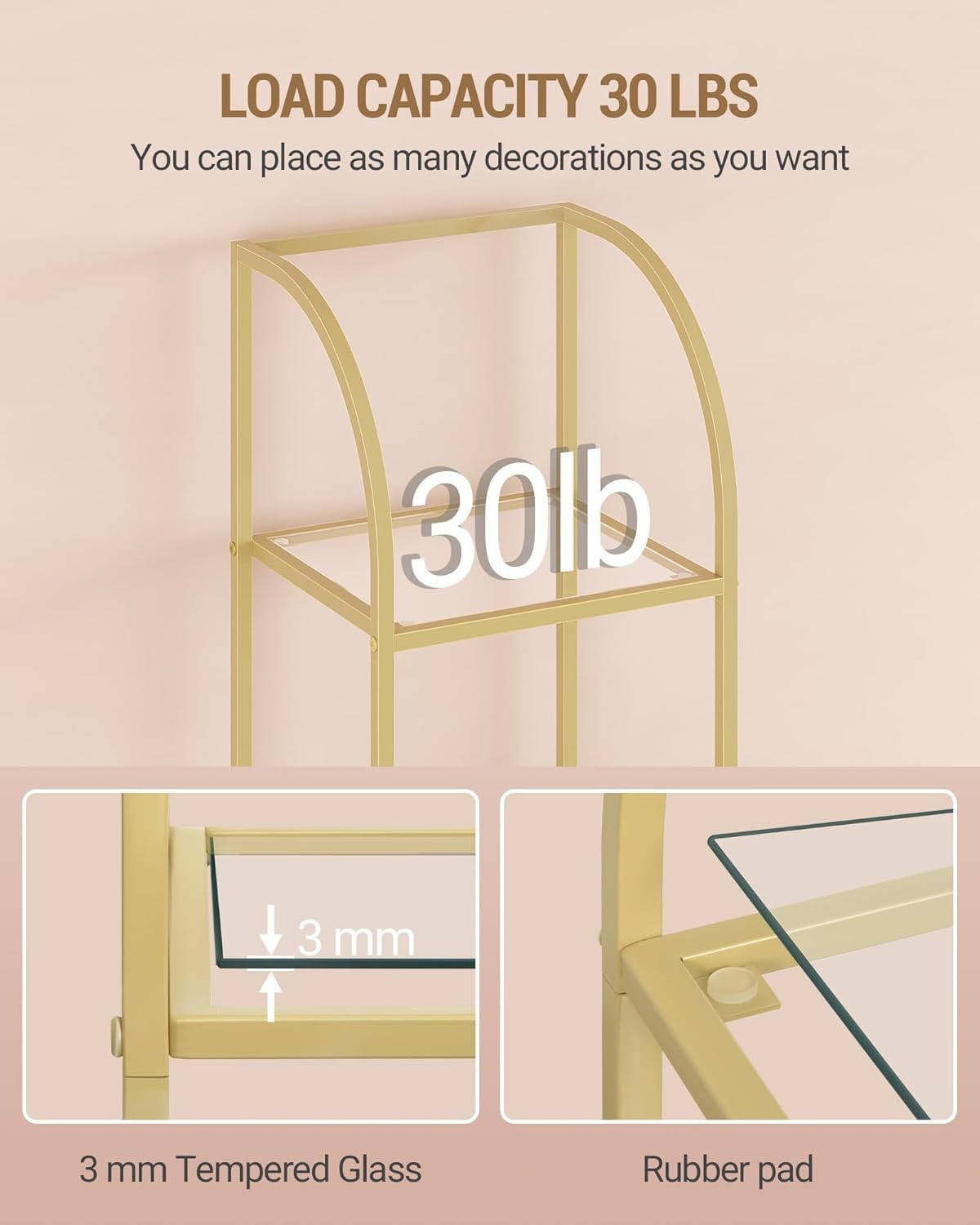 Hzuaneri narrow space saving design fits tight corners and hallways