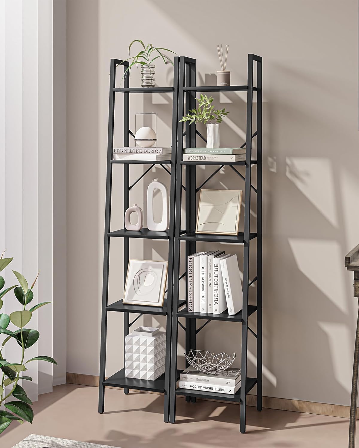 Hzuaneri ladder shelf ideal for kitchen utensils and decor items