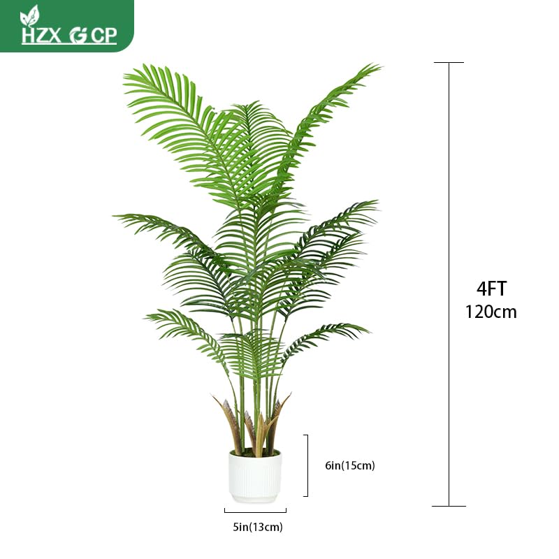 HZXGCP palm tree with 9 trunks adjustable branches for versatile decorating