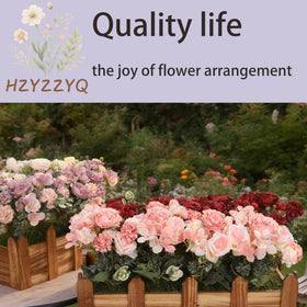 HZYZZYQ easy bend stems allow custom flower shapes.