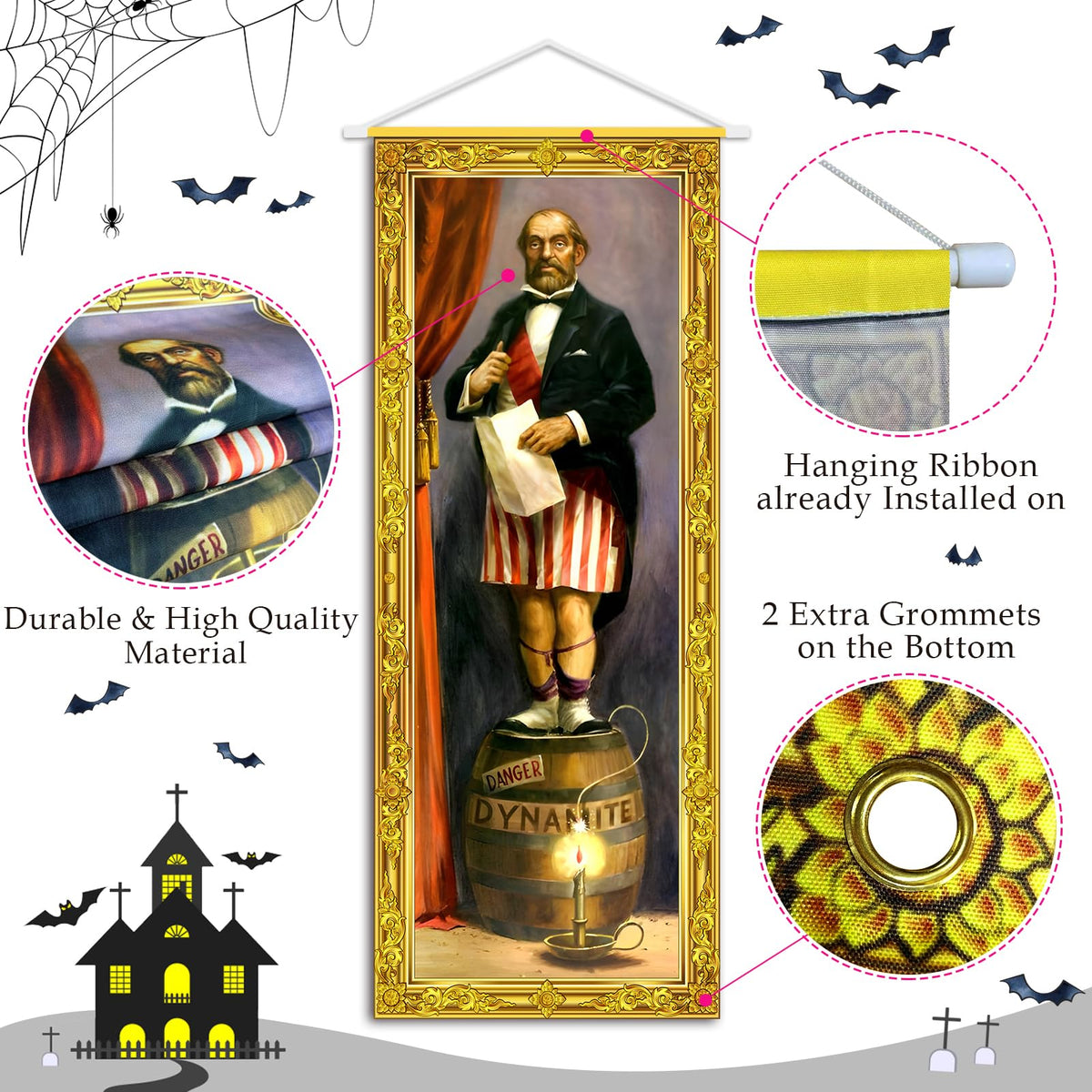 ianthe haunted mansion posters, high-resolution prints for clear horror-themed scenes.