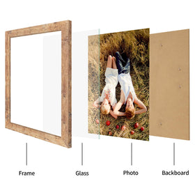 iRahmen easel-back design enables easy table-top display on desks