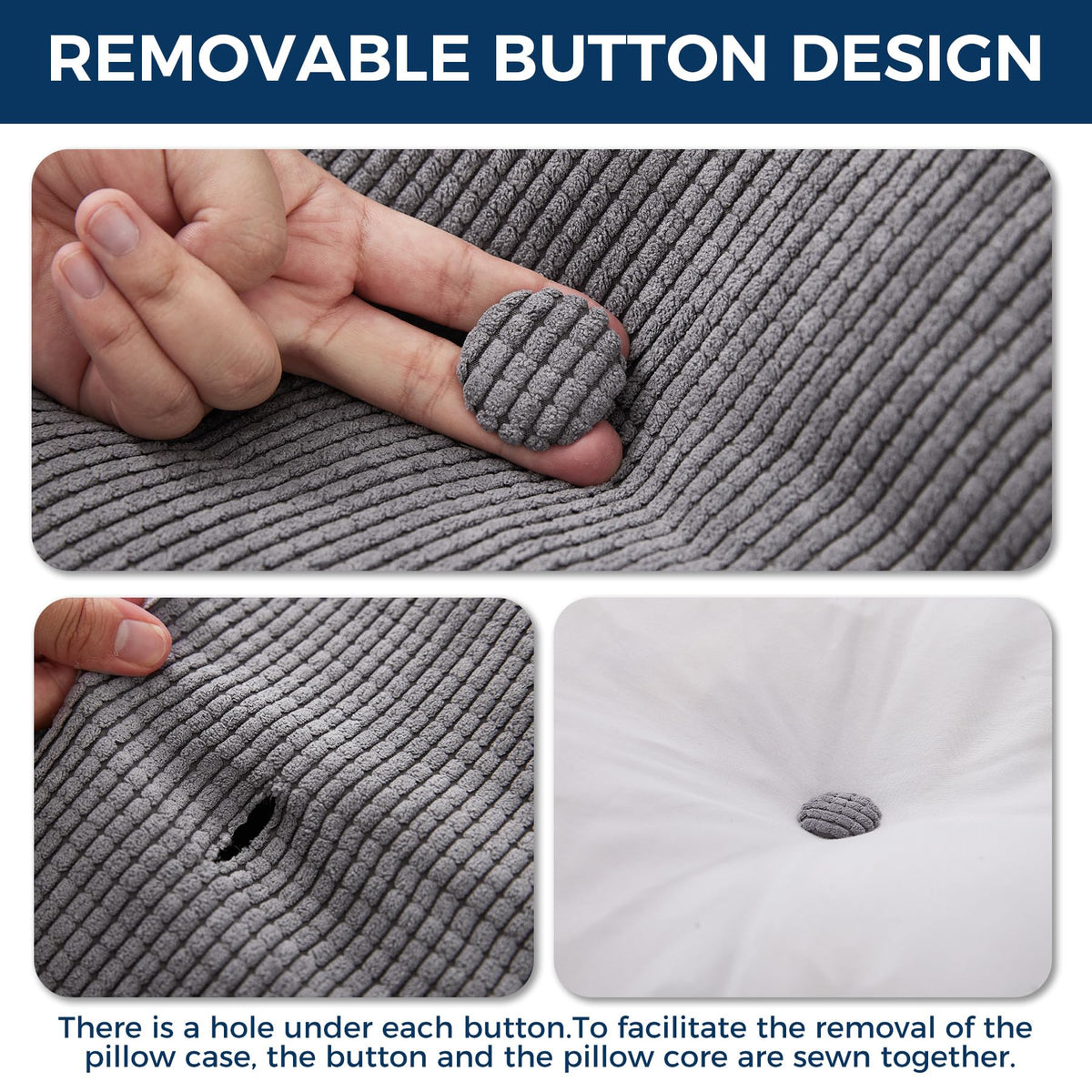IASEAHK machine-washable cover makes cleaning simple