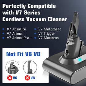 Ibanti 7000mAh V7 Animal battery for reliable pet hair cleaning
