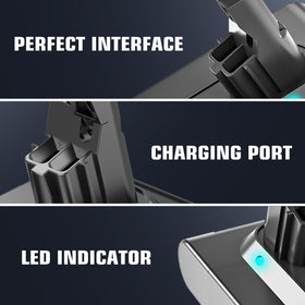 Ibanti 7000mAh V7 SV11 battery shows LED indicator during charging