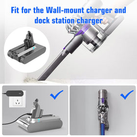 Ibanti V6 battery compatible with charger stations and wall chargers