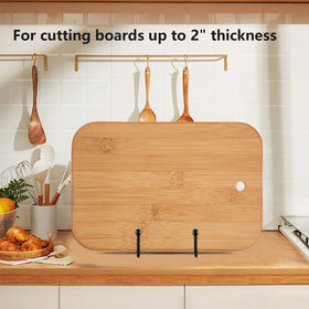 IBosins five-pack plate stands store compactly when not in use.