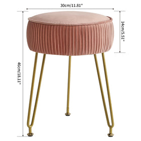 IBUYKE compact stool fits small spaces and modern decor