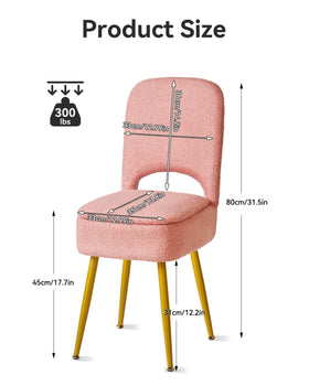 IBUYKE easy-assembly vanity stool ready in minutes.