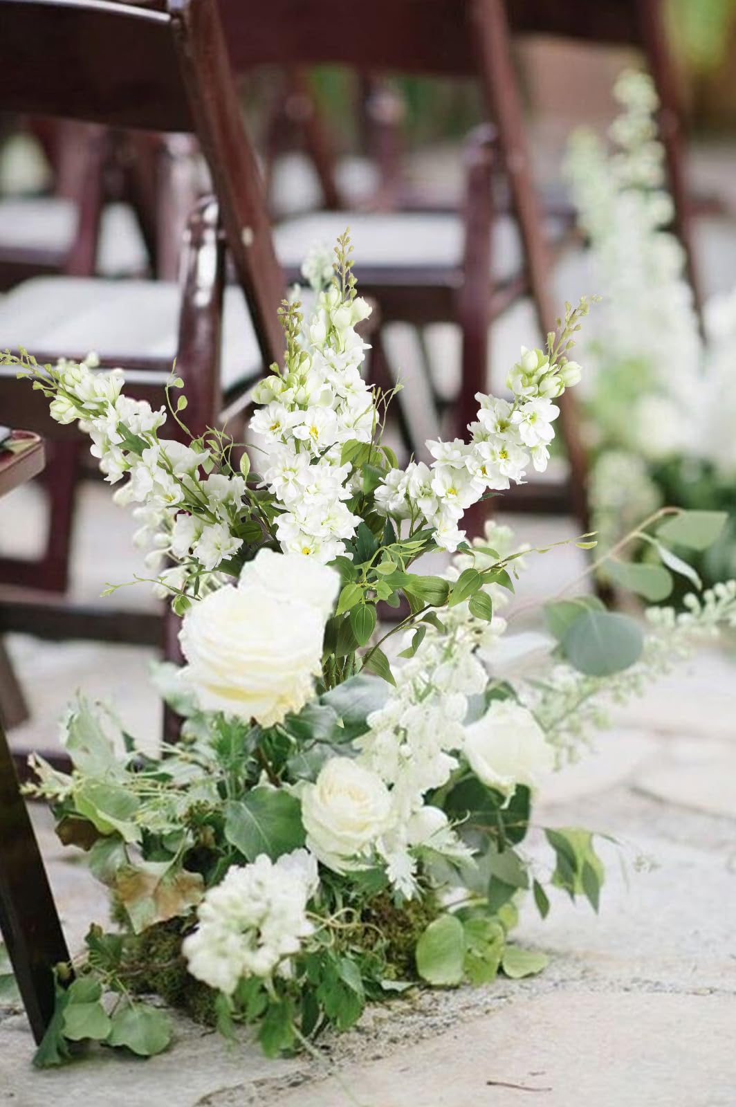 ICBOX bridal bouquet silk florals for lasting elegance.