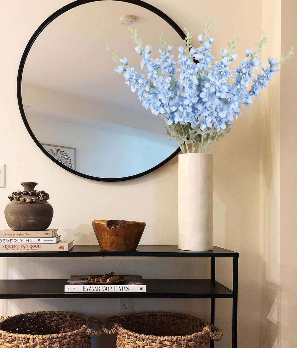 ICBOX 8-piece delphinium set suitable for home, events, and displays.