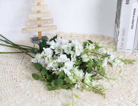 ICBOX larkspur artificial flowers 42 cm, ideal for centerpiece accents.
