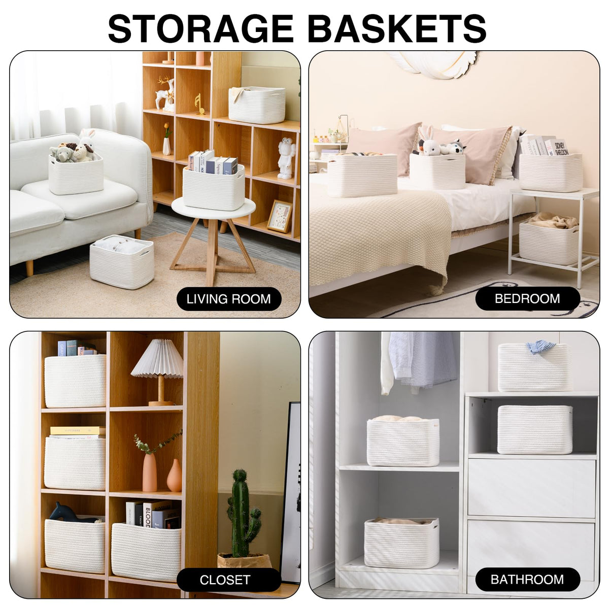 ICERZCZ rectangular basket as a thoughtful gift for home decor