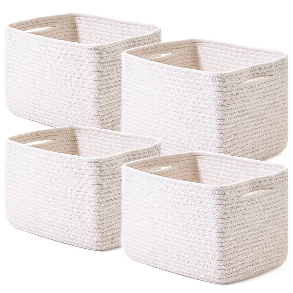 ICERZCZ storage baskets on a shelf showing tidy organization