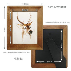 icheesday table top display 8x10 frame supports vertical or horizontal layouts