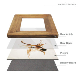 icheesday wall-mount 8x10 frame offers versatile vertical or horizontal display