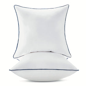 Ichrysania 18x18 pillow insert front view showcasing plush, square comfort.