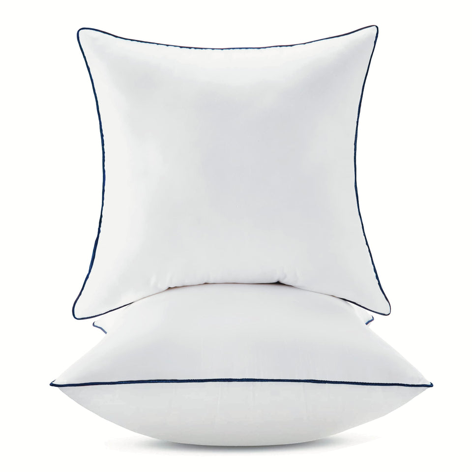 Ichrysania 18x18 pillow insert front view showcasing plush, square comfort.