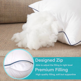 Ichrysania 4D high resiliency filling provides lasting softness and support.