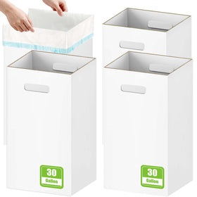 Ickimee 30-gallon trash can pop-up assembly for quick event setup.