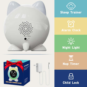 I·CODE OK to Wake side buttons simplify setup and snooze.