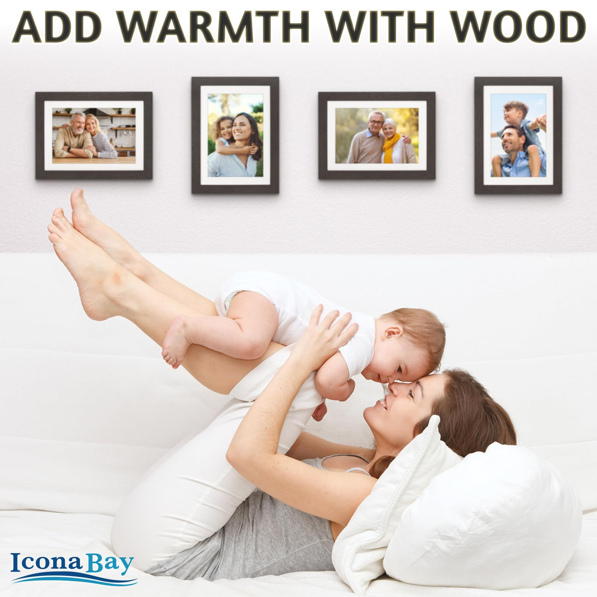 Icona Bay Northwood close-up shows wood-grain detail and finish quality.