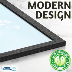 Icona Bay Northwood frame wall mounting with dual hooks for versatile hanging.