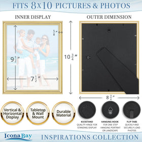 Icona Bay glare-resistant glass protects photos while preserving clarity