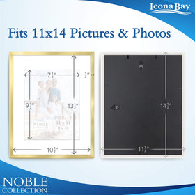 Icona Bay Noble Collection removable mat highlights 8x10 images with a clean opening.
