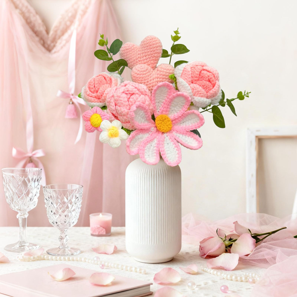 ICX bouquet displayed on living room table adds festive atmosphere