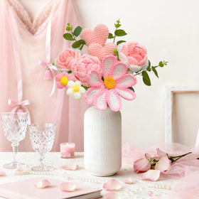 ICX bouquet displayed on living room table adds festive atmosphere