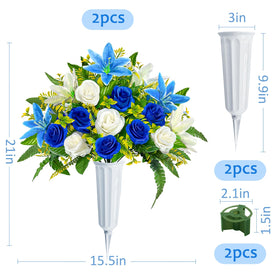 ICX ground nail design keeps flowers secure outdoors.