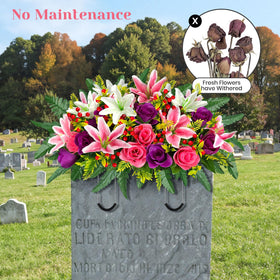 ICX memorial flowers saddle suitable for Memorial Day and commemorative occasions