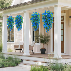 ICX Outdoor Morning Glory hanging flowers with zero maintenance convenience.