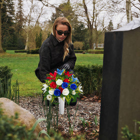 ICX suitable for outdoor and indoor grave decor with elegant color