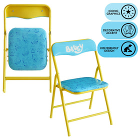 Idea Nuova Bluey table surface measures 24x24 inches for activities.