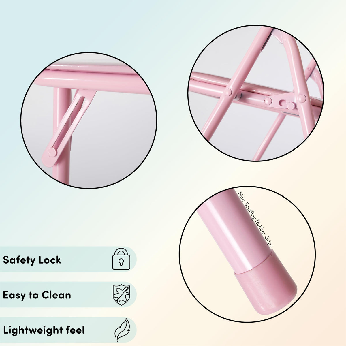 Idea Nuova Heritage Kids pink chair pad for comfortable seating.