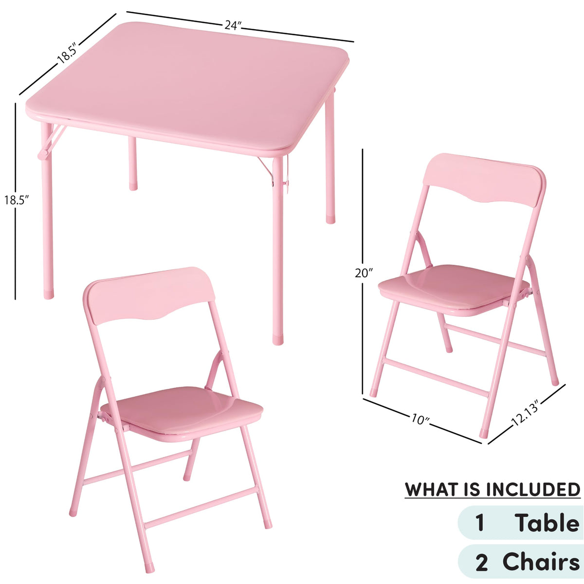 Idea Nuova Heritage Kids pink table top with wipe-clean surface.