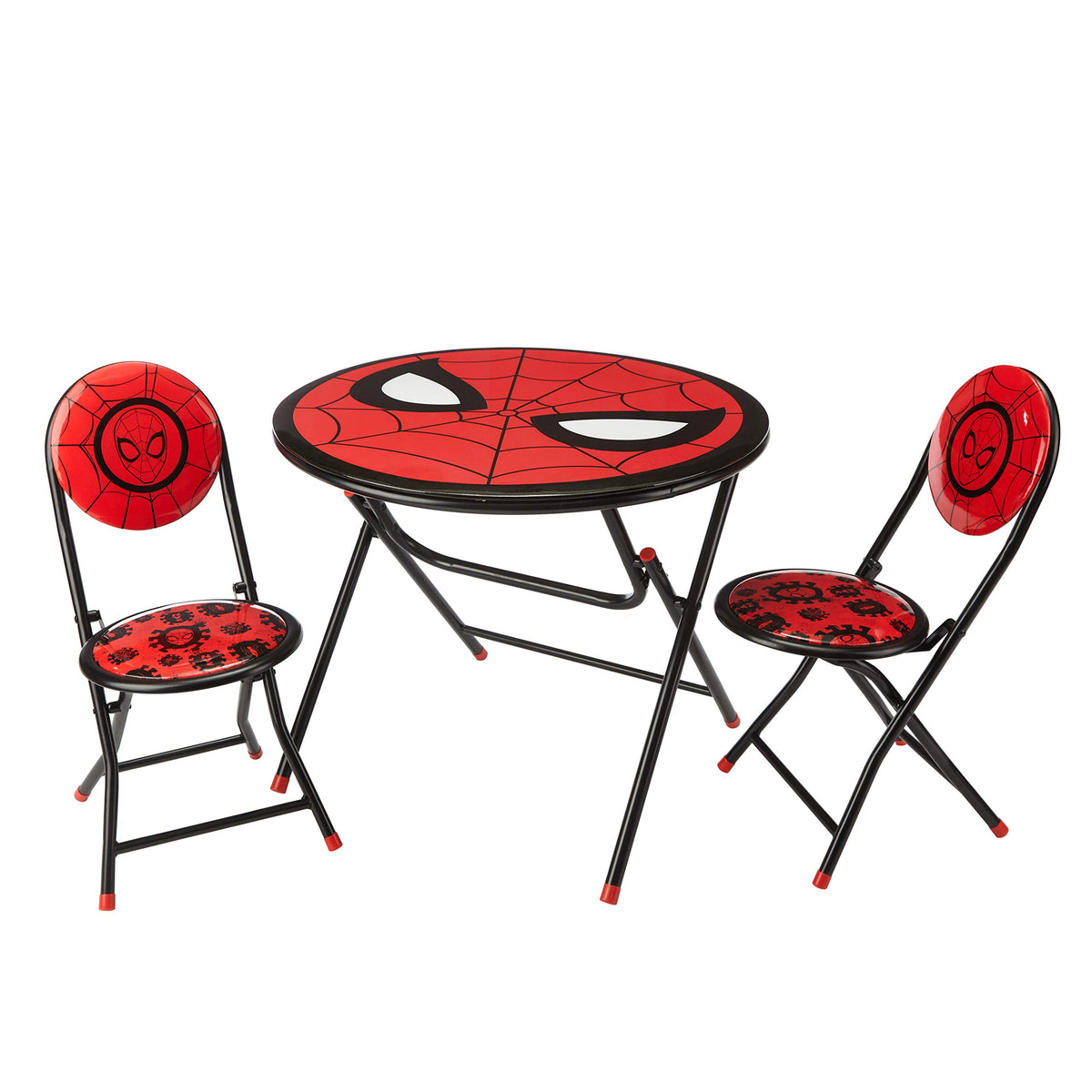 Idea Nuova Marvel Spiderman foldable round table ideal for meals and crafts.