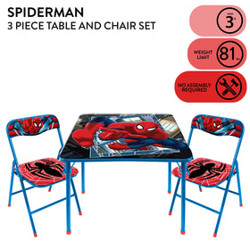 Idea Nuova Marvel Spider-Man table top, easy to wipe clean after snacks