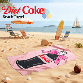 Idea Nuova officially licensed Diet Coke towel design for collectors and fans.