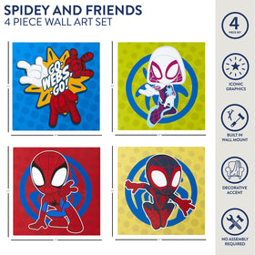 Idea Nuova Spidey panel 2: playful scene ideal above a bed or play area