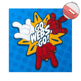 Idea Nuova Spidey panel 5: bold character art for a cheerful nursery wall