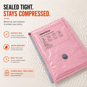 IDEATECH color-changing-seal-indicator shows when the bag is fully sealed and ready