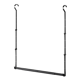 idefair hanging rod extension shows adjustable width for tailored closet storage