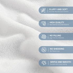 IDELTIME floral blanket doubles as decor while keeping you snug