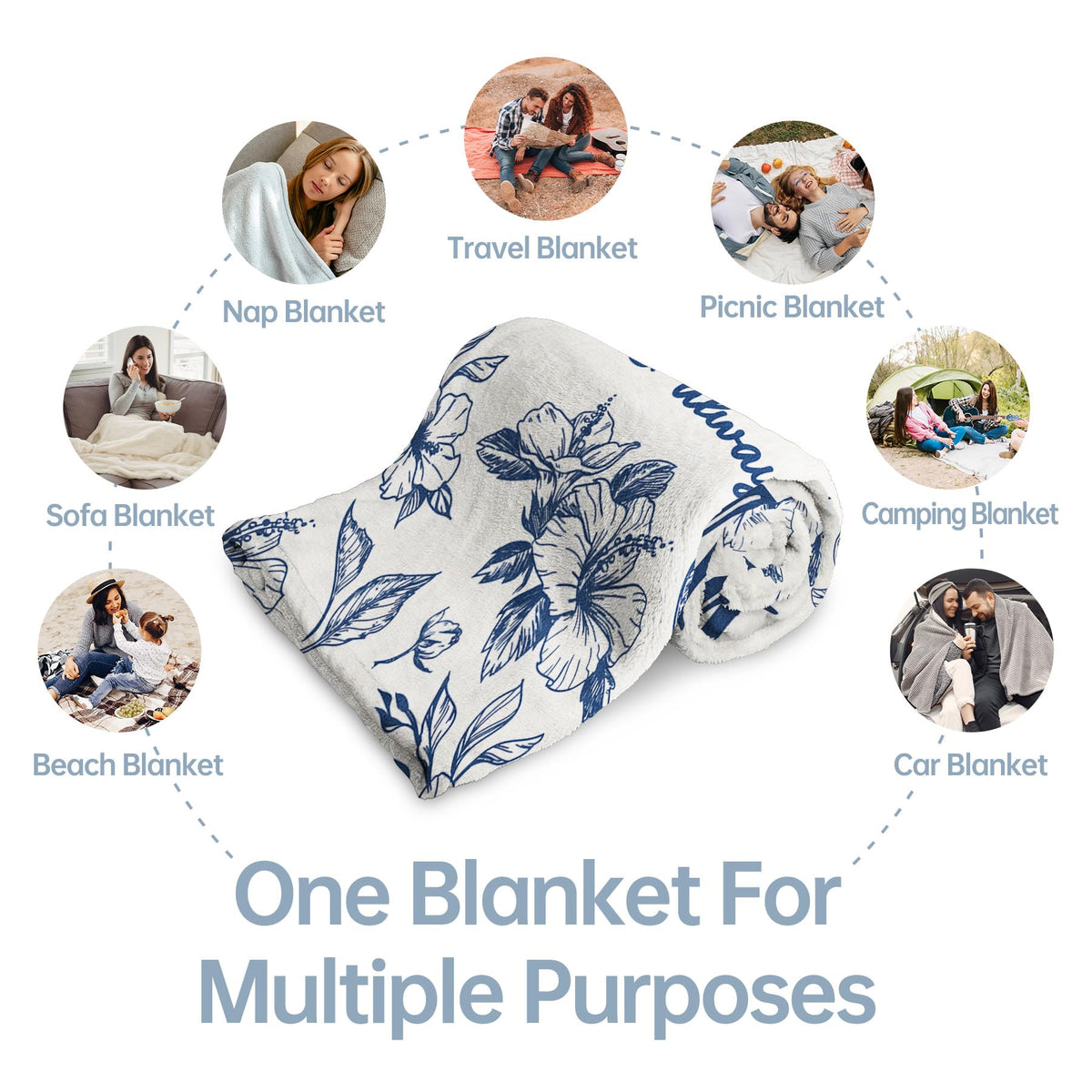 IDELTIME Christmas mom gift blanket offers festive warmth and thoughtful sentiment