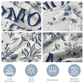 IDELTIME cozy-flannel throw on a sofa highlighting warmth and everyday comfort